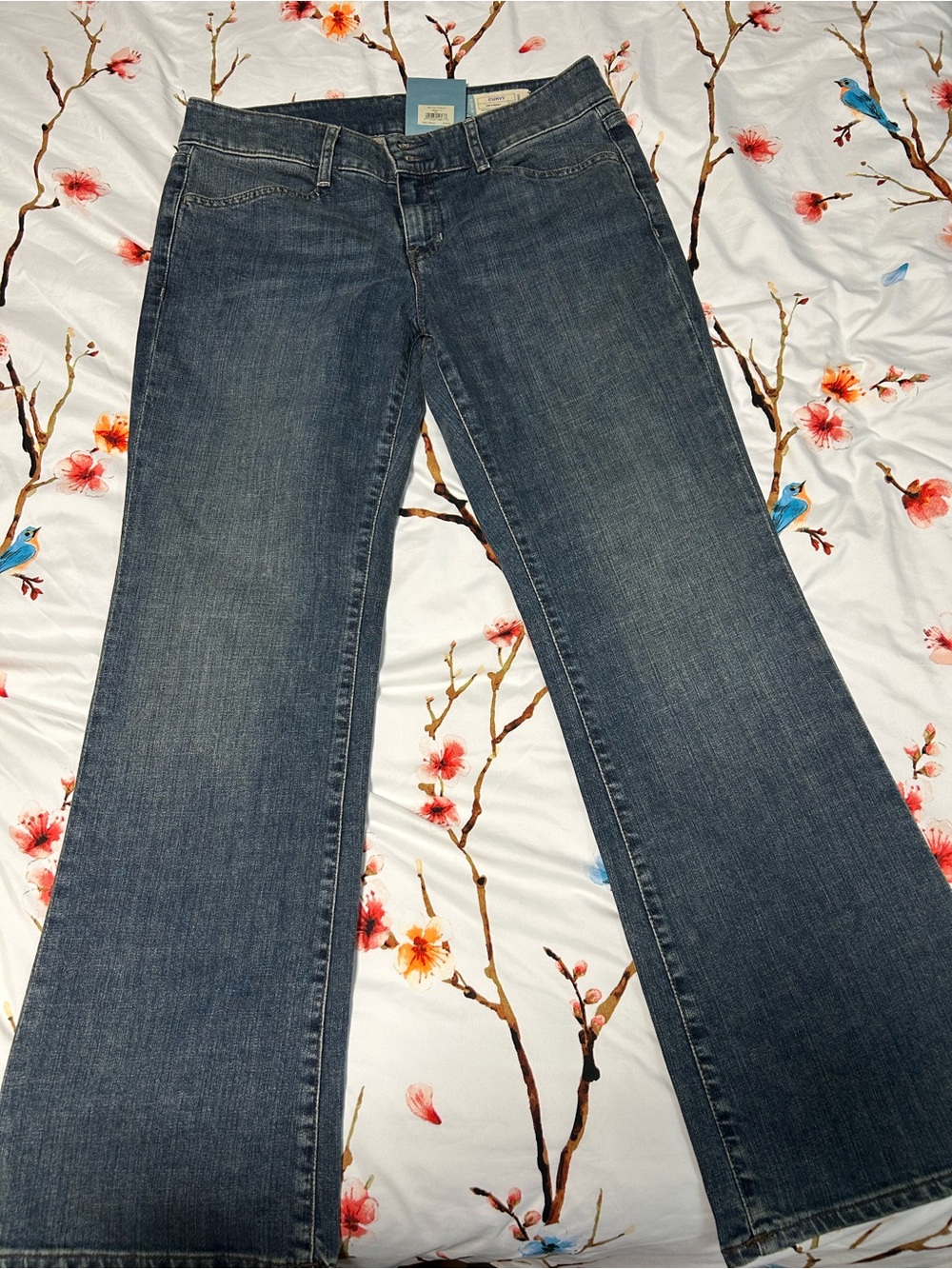 GAP Curvy Slim Jeans - Dark Blue Denim